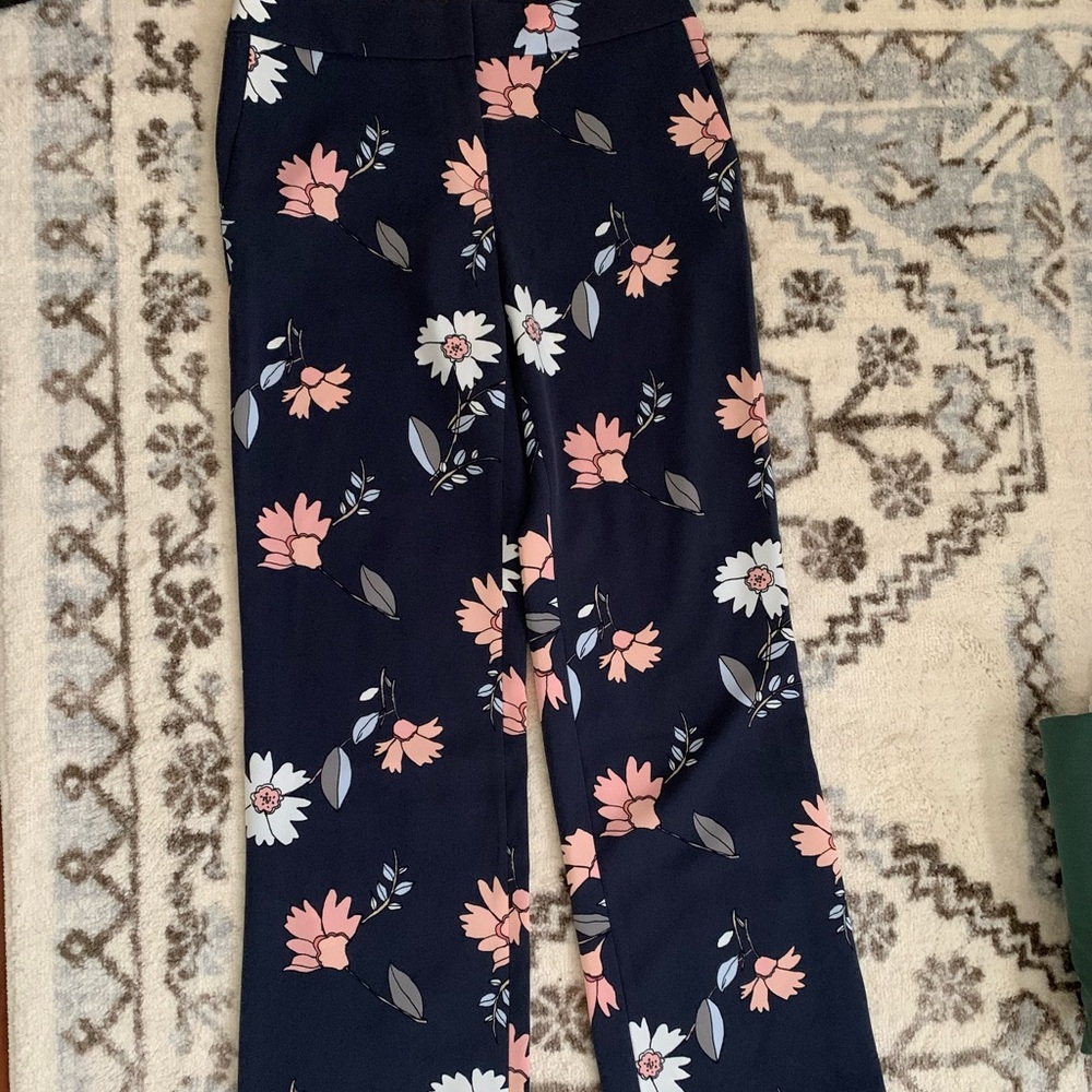 Floral trousers